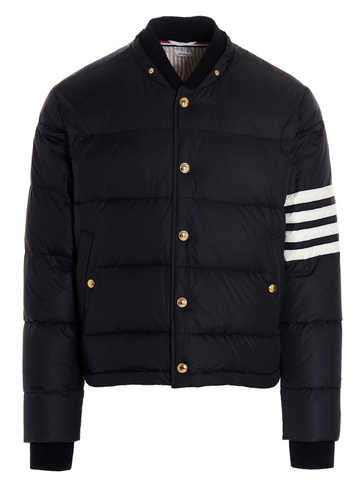 Thom Browne 4bar Puffer Jackets - Blue | acd11710b38ecbd25c869d560616e5ed318ab56e
