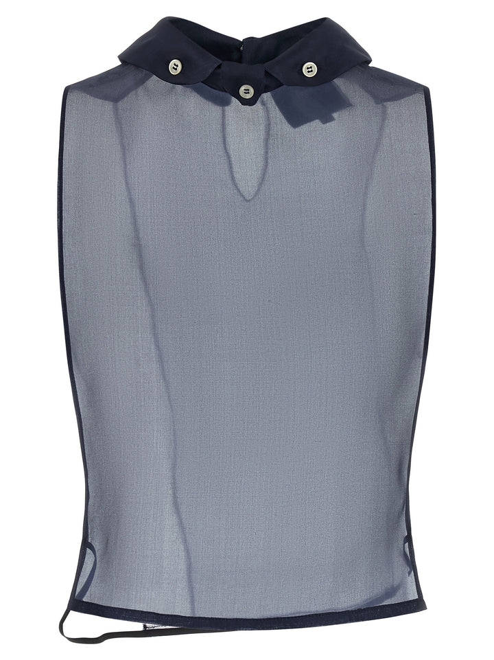 Maison Jejia Livi Tops - Blue | 185539e612994724b03fd549bf6cb8b5d7ef54f3