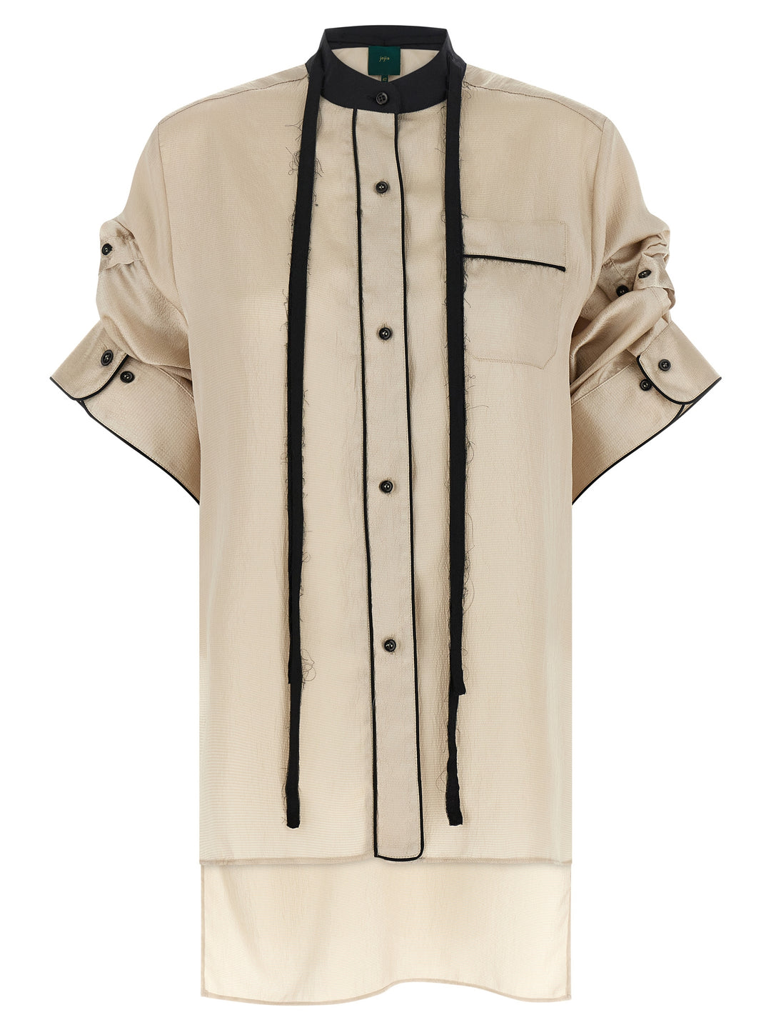 Maison Jejia Berta Shirt and Blouse - Beige | e953d9e956668ab708b5f083edcd76c7410a450e