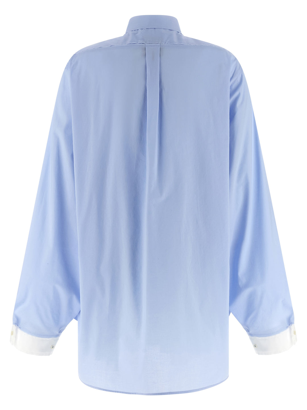 Maison Jejia Crazy Smoking Plissée Shirt and Blouse - Light Blue | 5128b80e12ce41514d95fba0f6cb749b05aaea6c