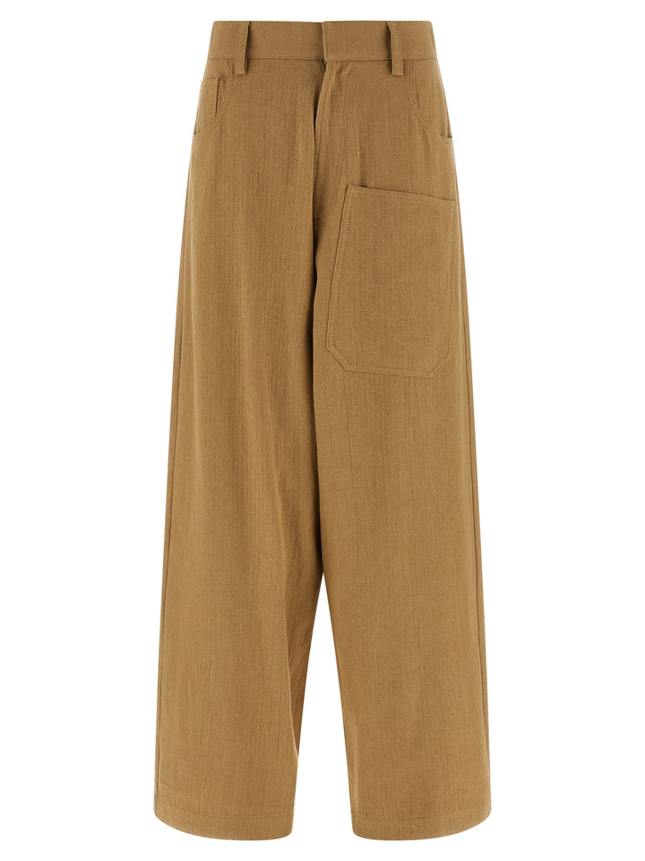 Maison Jejia Carla Pants - Yellow | 76145cafb5336e2128bcf74c83172dfe9ce95a0f