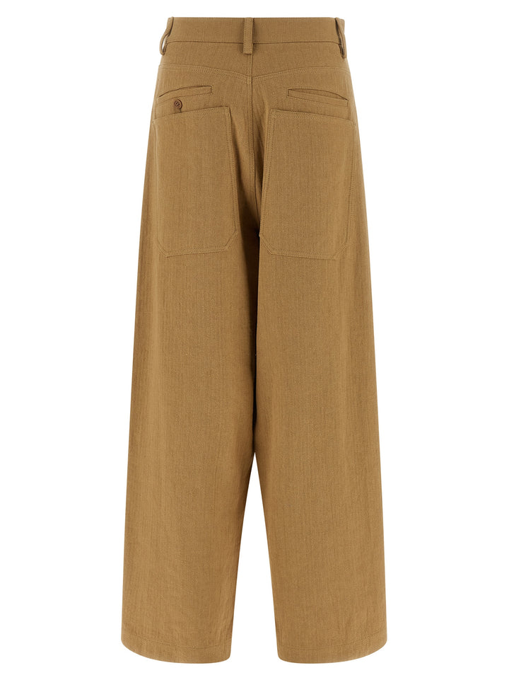 Maison Jejia Carla Pants - Yellow | ef712ebc0169141fa1a742241d853f1ce6939338