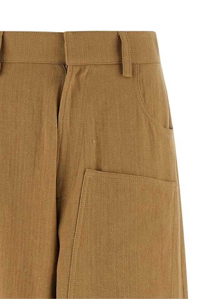 Maison Jejia Carla Pants - Yellow | 370f8e7014fc4f3a8fee8304a6b284eec01065ae
