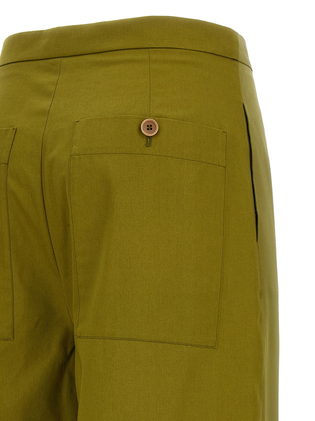Maison Jejia Jean Pants - Green | 1476404b2e82ebc30edb732c877384e351859a99
