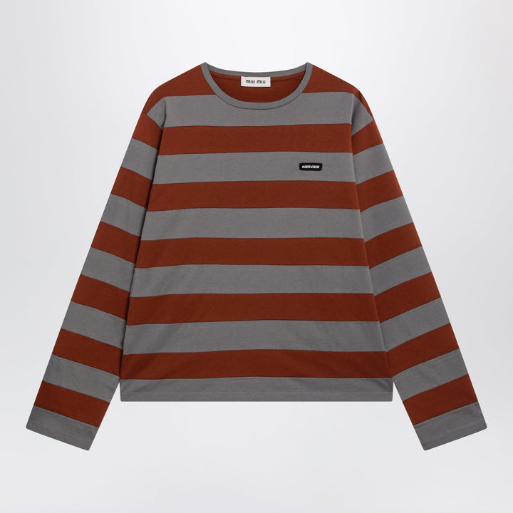 Miu Miu Shirts & Tops - Grey | 54141314b49913bb60693ed3dc57a32f7a36d02e