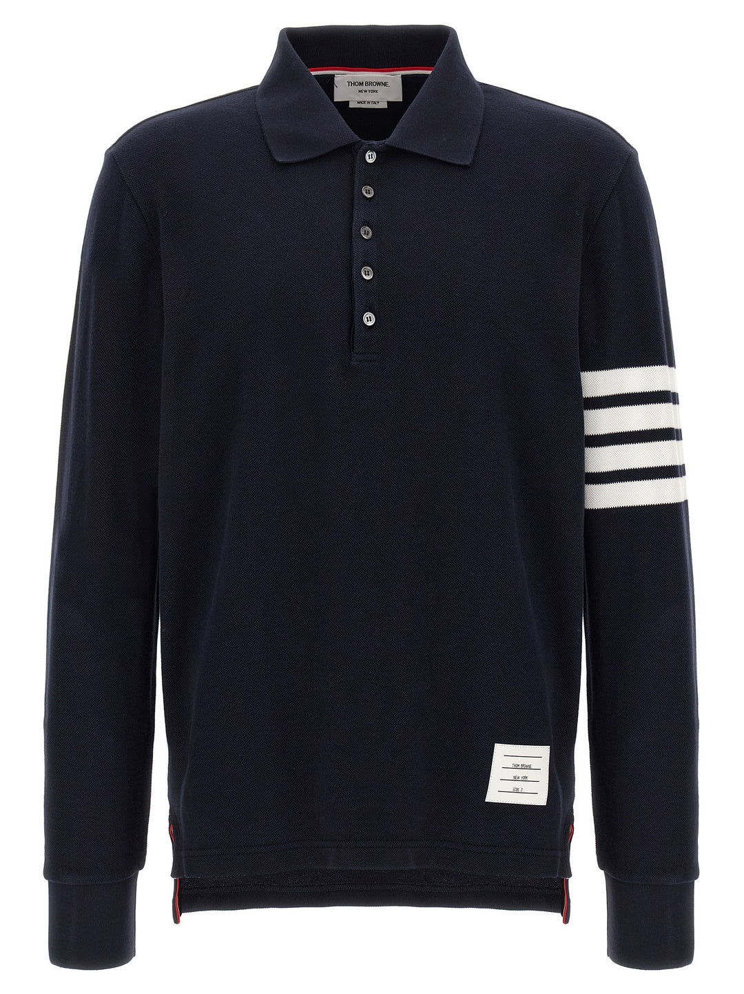 Thom Browne 4bar Polo - Blue | ee3d90fafa20430338c85507fbd7db30945ee6db