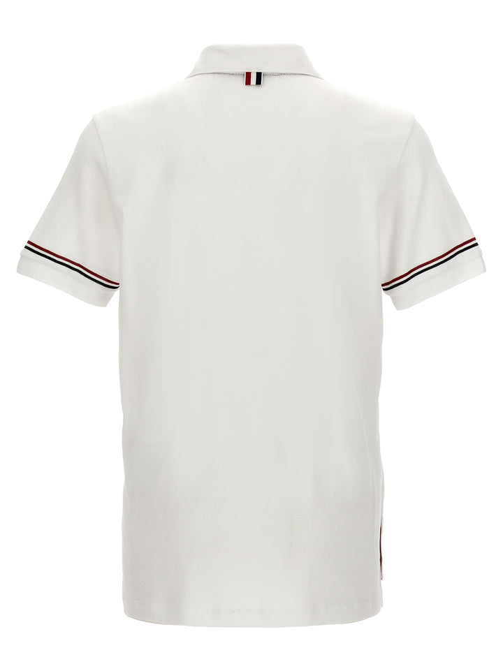Thom Browne Rwb Polo - White | 8dbdfe9d1bc69560c6950d869cf21177aa38ec0a