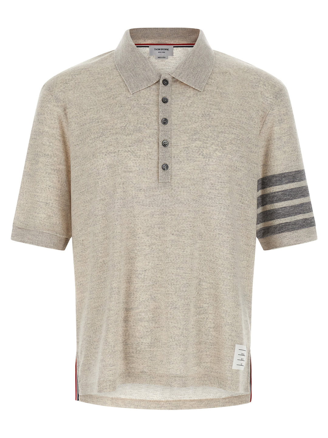 Thom Browne 4bar Polo - Gray | ba5c6c516dba0136a34b3b74af7b595e4a99366c