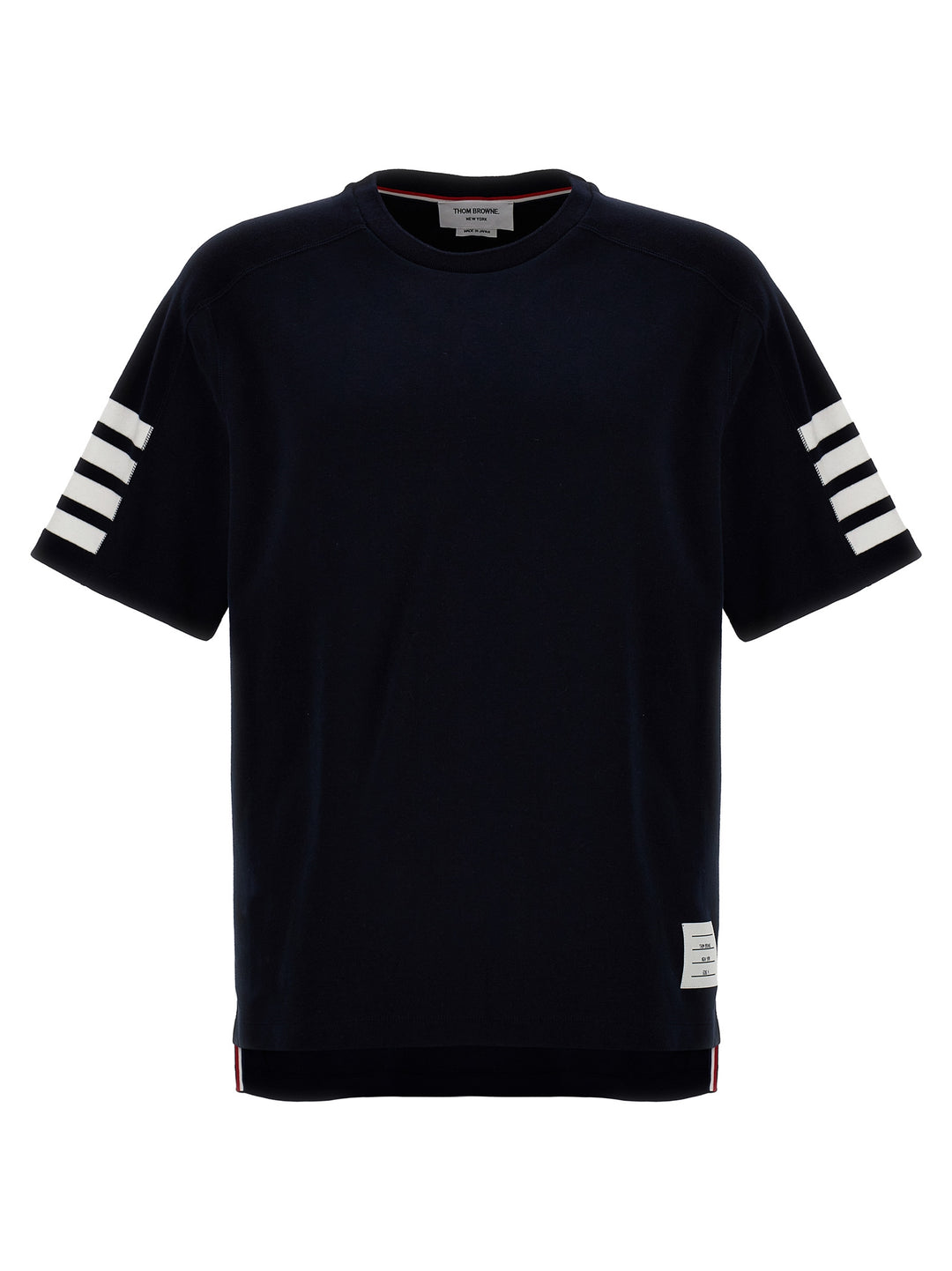 Thom Browne 4 Bar T-shirt - Blue | 376a106c560ea5bc988f1f07d59ad1c90d13ee37