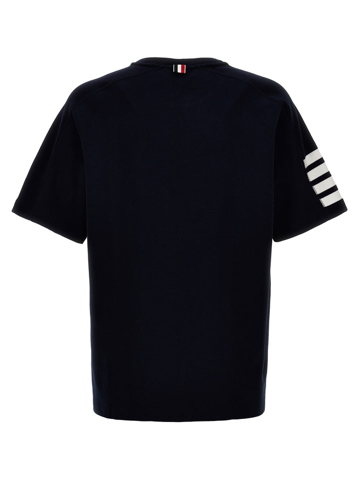 Thom Browne 4 Bar T-shirt - Blue | 837d3df737cf3396b0c01107a20f1a9c673ec18b