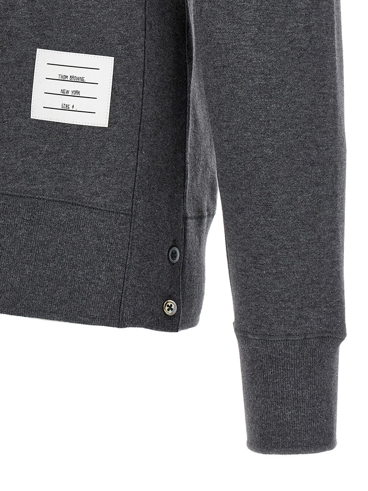 Thom Browne Classic Loopback 4-Bar Sweatshirt - Gray | aeef6e9a9c3164512b8b105f6b703f0bcf7d0e2c
