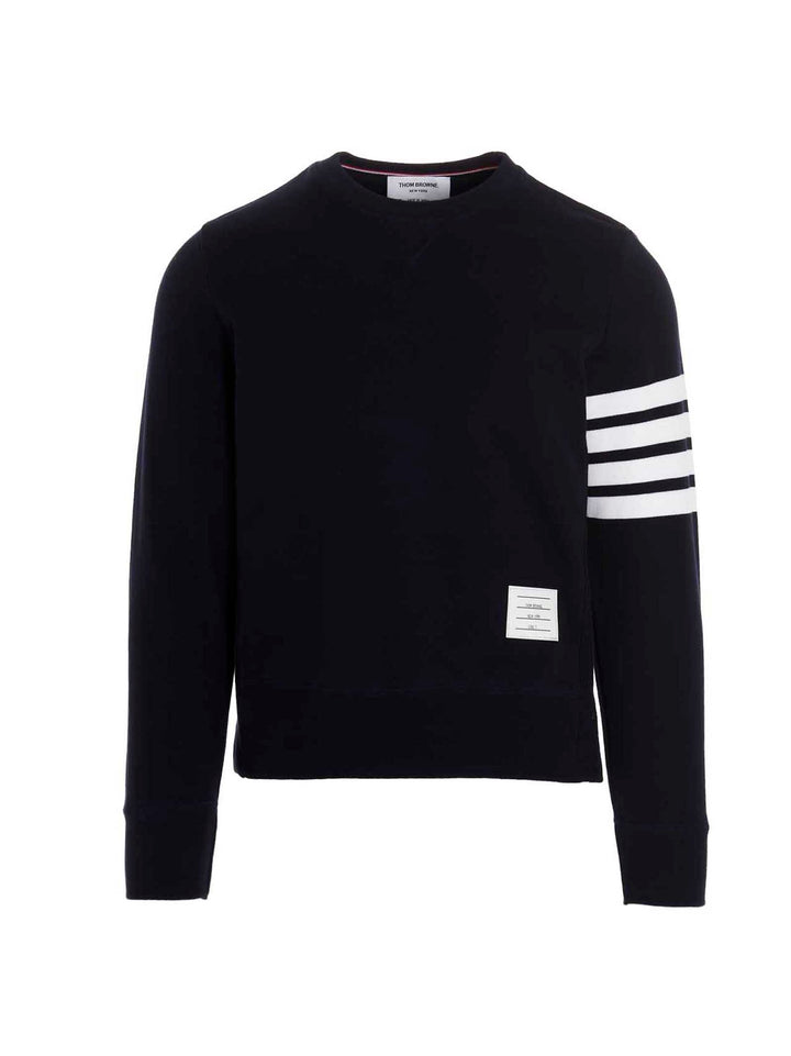 Thom Browne 4 Bar Sweatshirt - Blue | afeb7e52869edbcd550e3dcd3d775fc696dfba7b