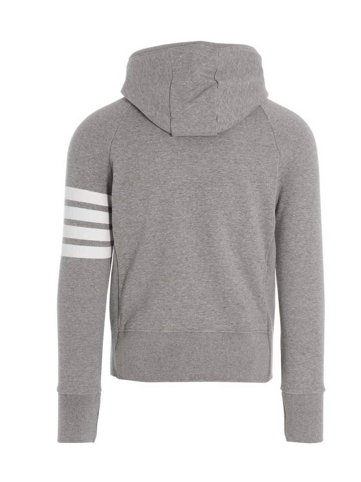 Thom Browne 4 Bar Sweatshirt - Gray | 5c43ed5b9037b2ea2e0f1fec0136e4a54a71c6c7