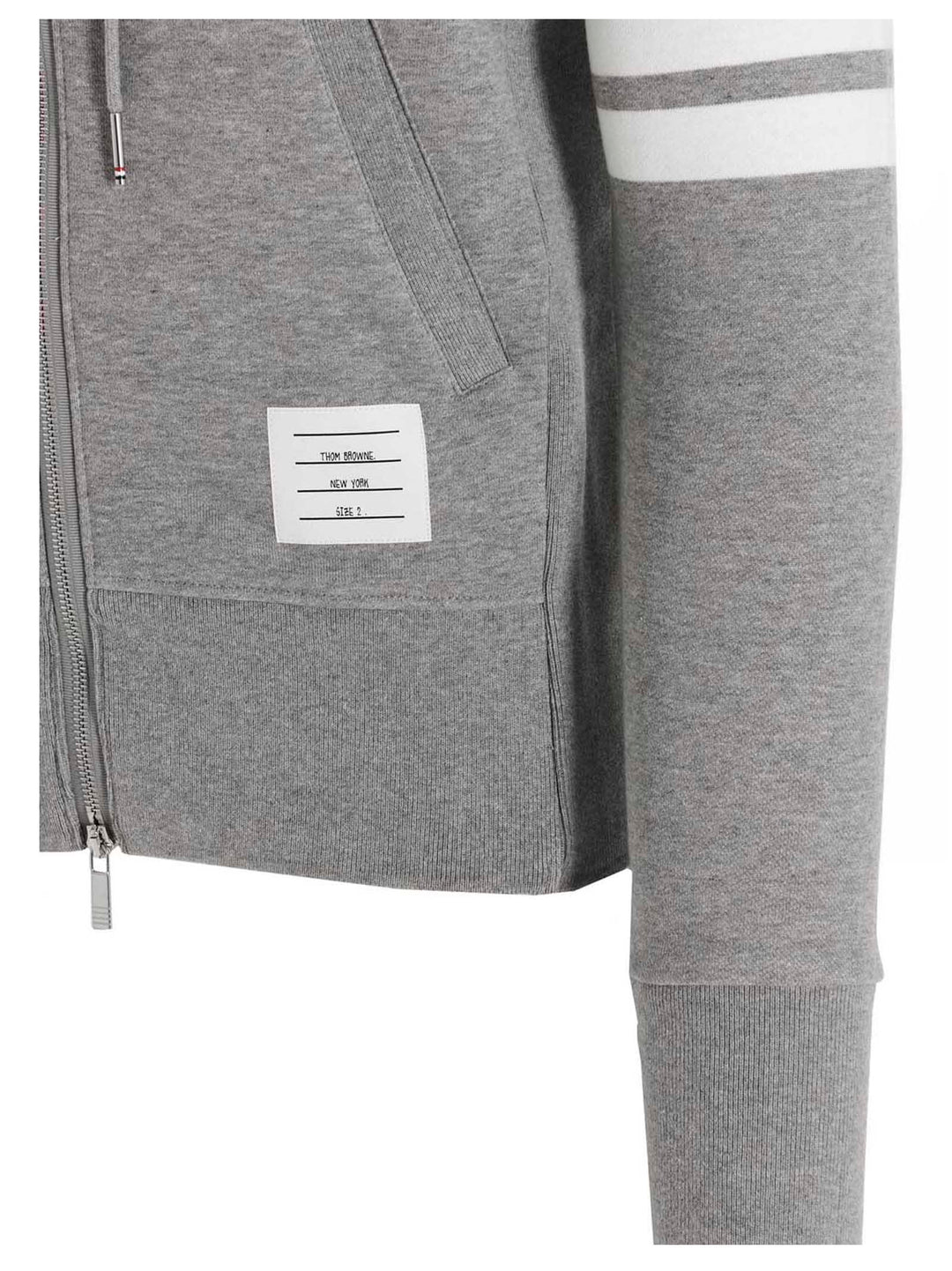 Thom Browne 4 Bar Sweatshirt - Gray | 55f831062534c1ee04994d2e8cc3f9d47a864039