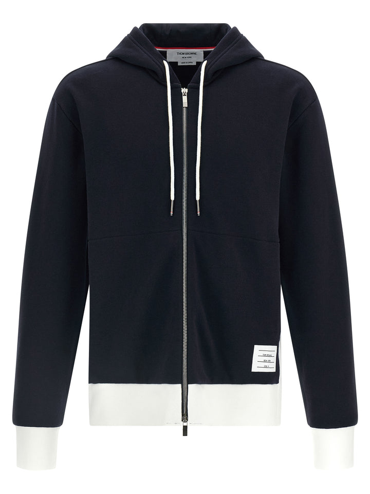 Thom Browne 4 Bar Sweatshirt - Blue | 080a5feda99ad4be47480e5a94ae77622f2edfce