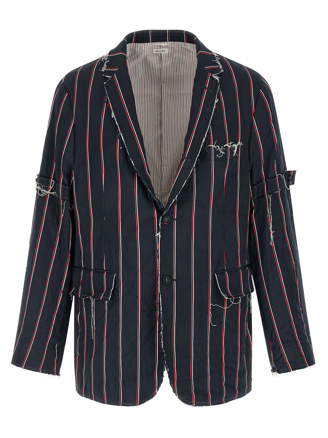 Thom Browne Mogador Striped Blazer - Blue | 1c0588ea9a286cf9141a27dc58700b225361dcf5