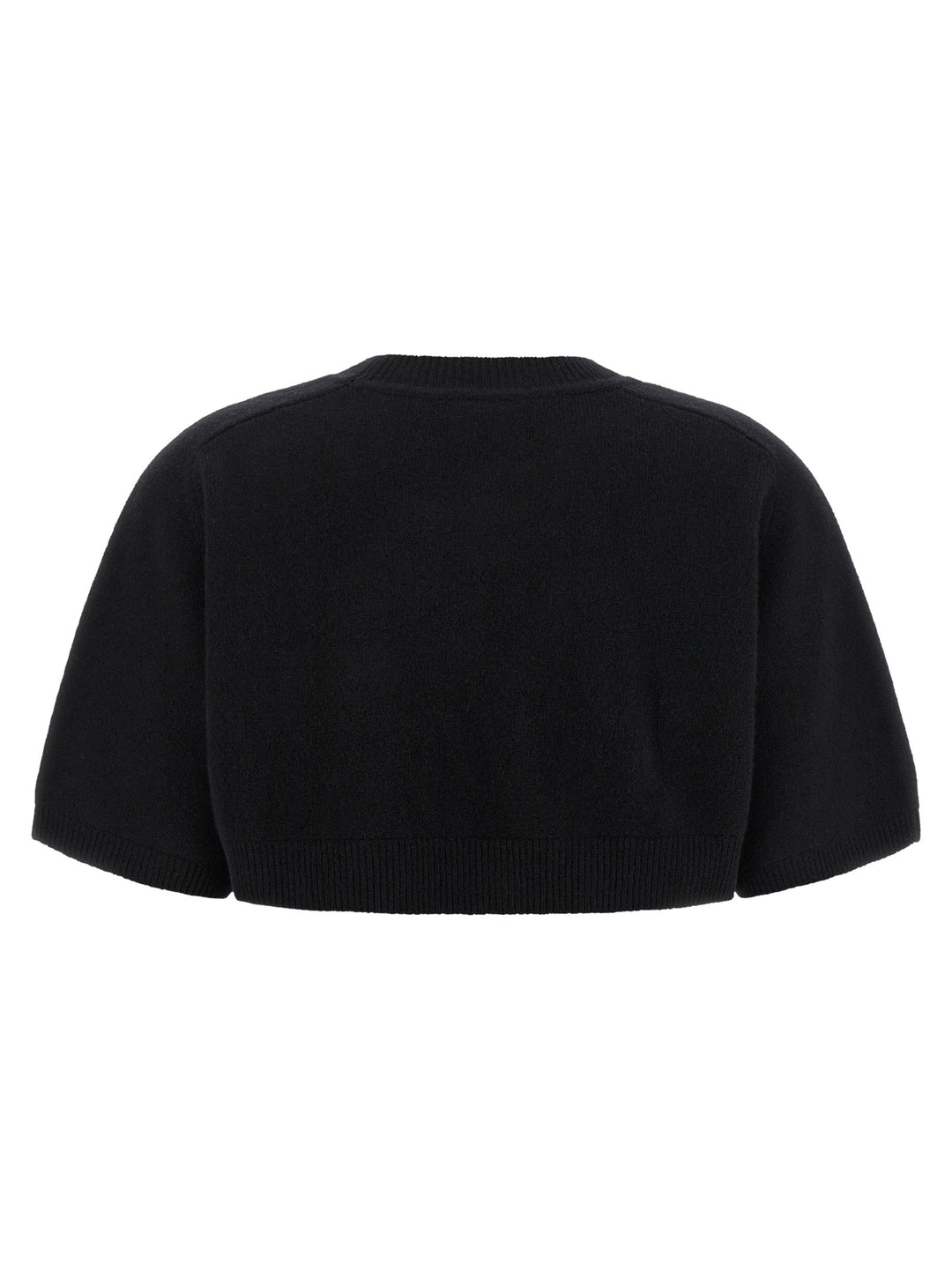 Elisabetta Franchi Wool And Cashmere Top Tops - Black | b472f3e72801edfee75be09f52c8f1688fb06df8