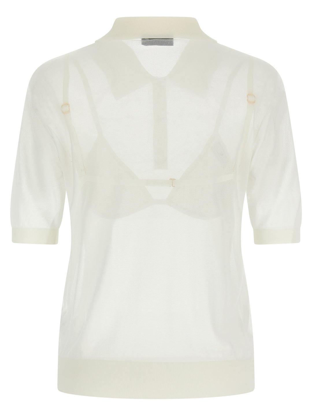 Elisabetta Franchi + Bra Polo - White | c8499d6387890510272fe8f5a19a714d134551ce