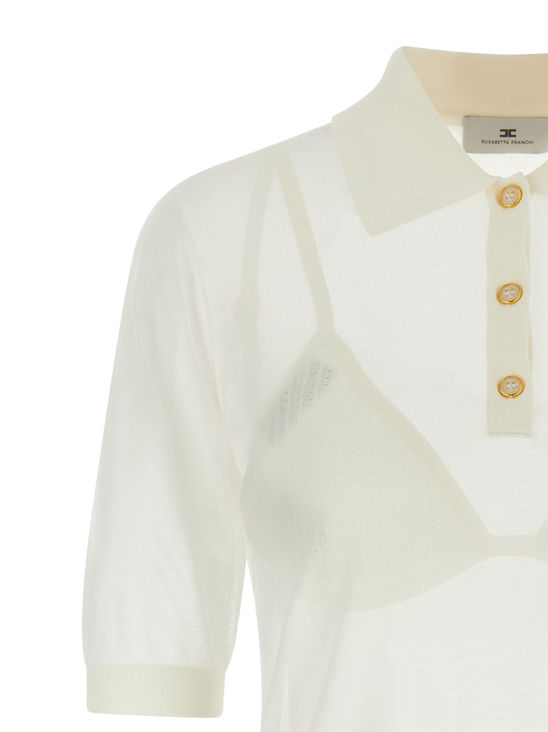 Elisabetta Franchi + Bra Polo - White | a2612cdc915f716548180a235f33e3a61d5e01ce
