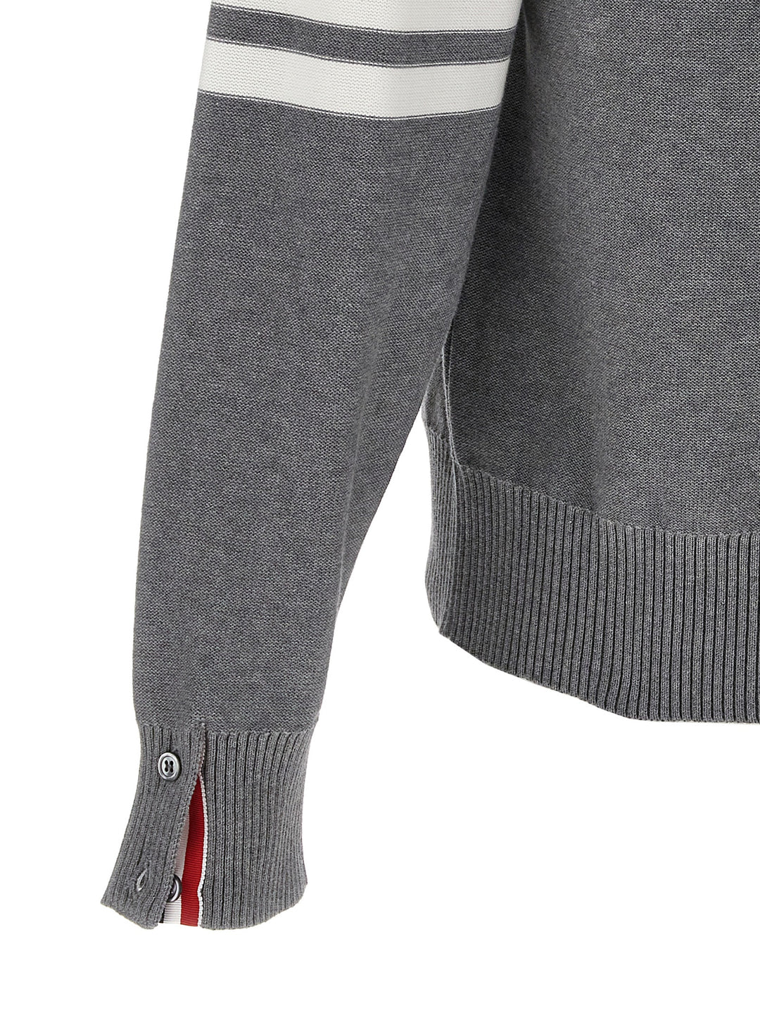 Thom Browne 4-Bar Hector Sweaters and Cardigans - Gray | 13403c6b2d0ae4554ced6c23dd2aff61119c0861