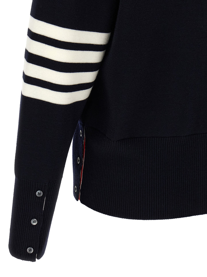 Thom Browne 4-Bar Sweaters and Cardigans - Blue | 13f6f9f263e754374da587ed07dd6897e0998817
