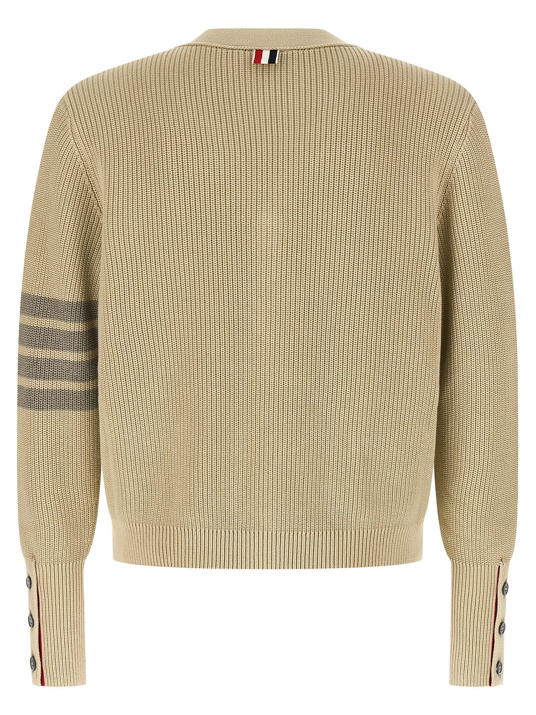 Thom Browne Garment Dye Sweaters and Cardigans - Beige | 3d1c62691c5f85f2c02d6ad9cc9424c346db2af0