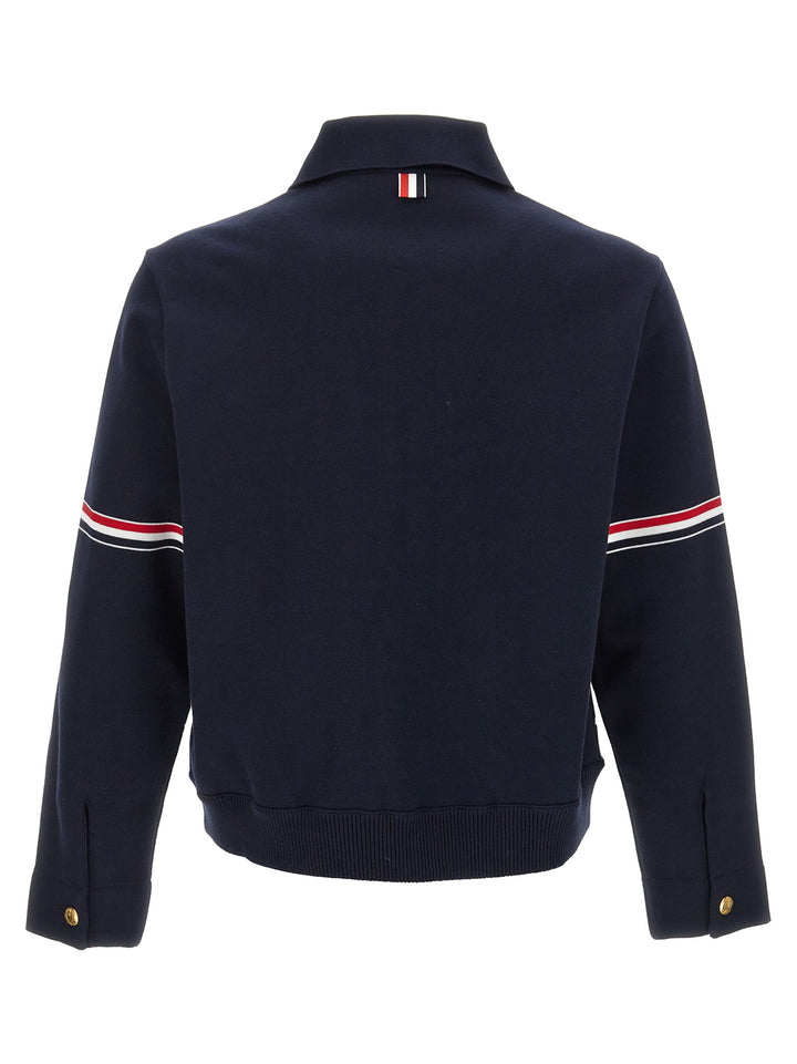 Thom Browne Armband Sweatshirt - Blue | c973a6b18dd5d72294e847fcf7d23bd8ee7356cd