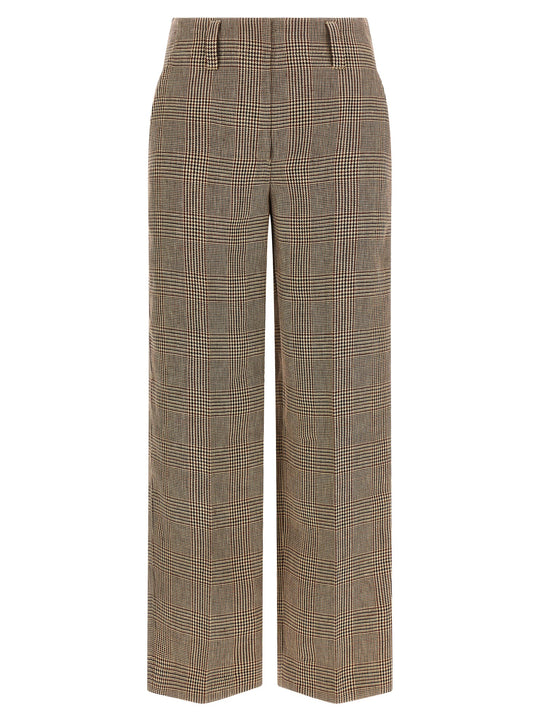 Square Cigarette Pants Brown