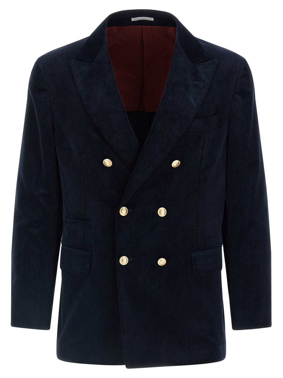 Brunello Cucinelli Corduroy Blazer - Blue | 2d2f854645f92da5f5943f7e1dc965642ff9afad