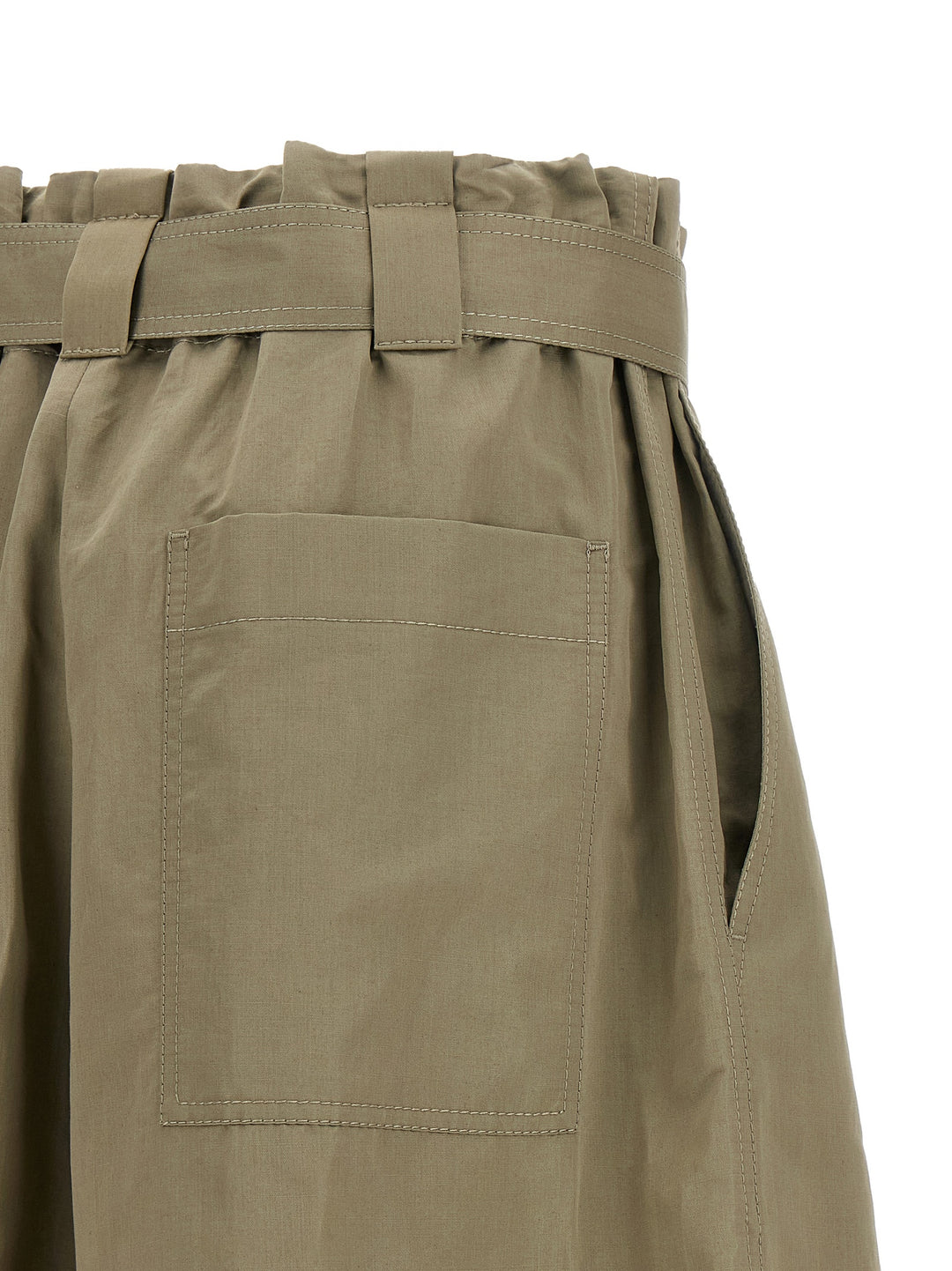 Brunello Cucinelli Bag Waist Bermuda Shorts Bermuda and Short - Green | 3d37f6cba97e318c321e5395b5a32cb2e8e03cb1