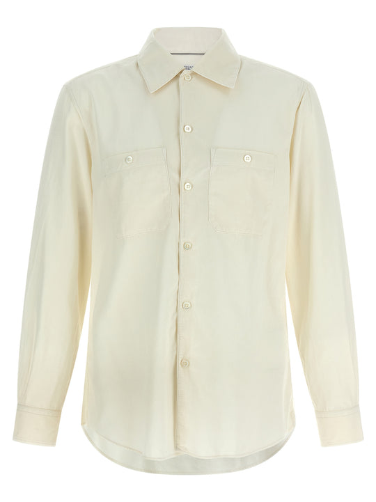 Corduroy Shirt Shirt And Blouse Beige