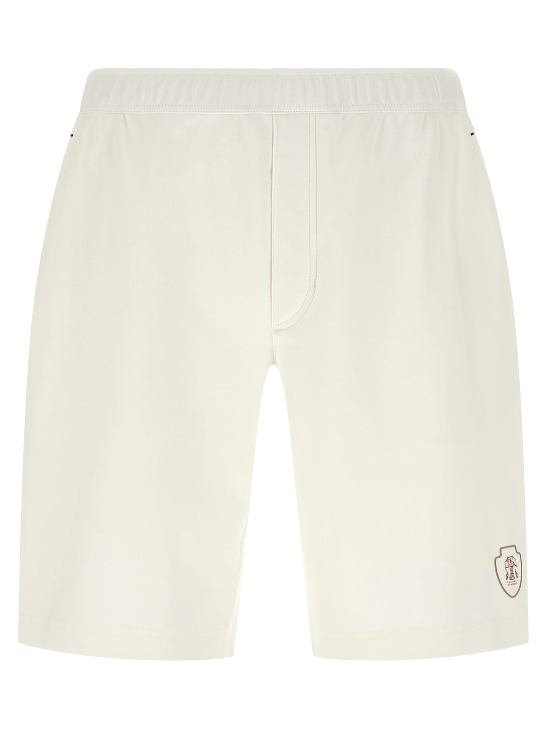 Brunello Cucinelli Interlock Cotton Bermuda Shorts Bermuda and Short - White | a004948788ffea41e3d76deb6de40a47100f42bd