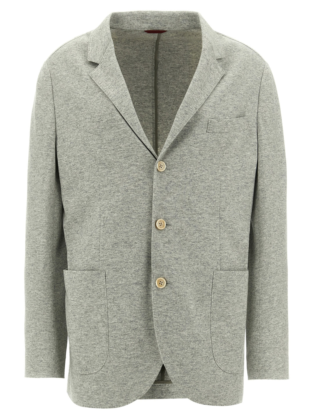 Brunello Cucinelli Single-Breasted Cashmere Blazer - Gray | 38aae98f8e5e7344415064c3b54995382edec6ad