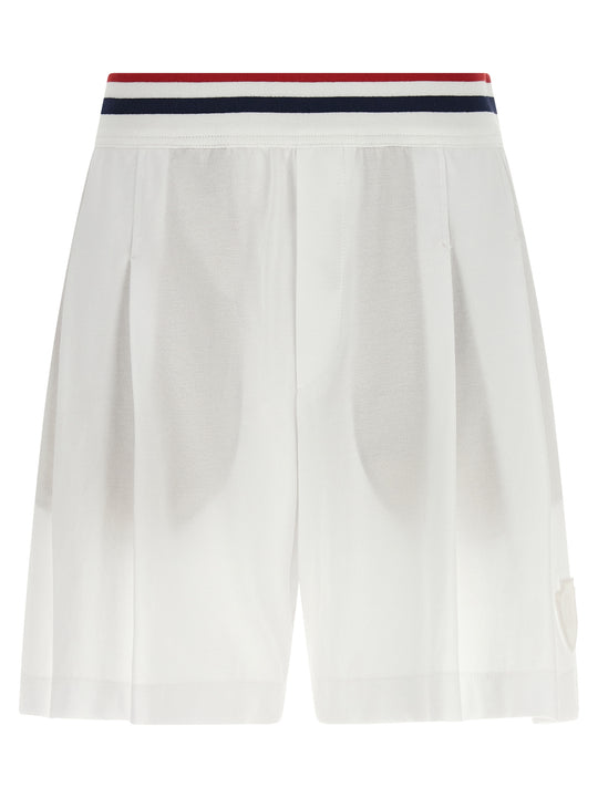 Heraldic Coat Of Arms Shorts Bermuda And Short White