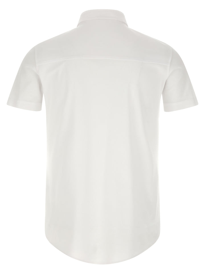 Brunello Cucinelli Logo Embroidery Shirt Shirt and Blouse - White | 078179079b17c23dd2750a593afcee276e13d0e2