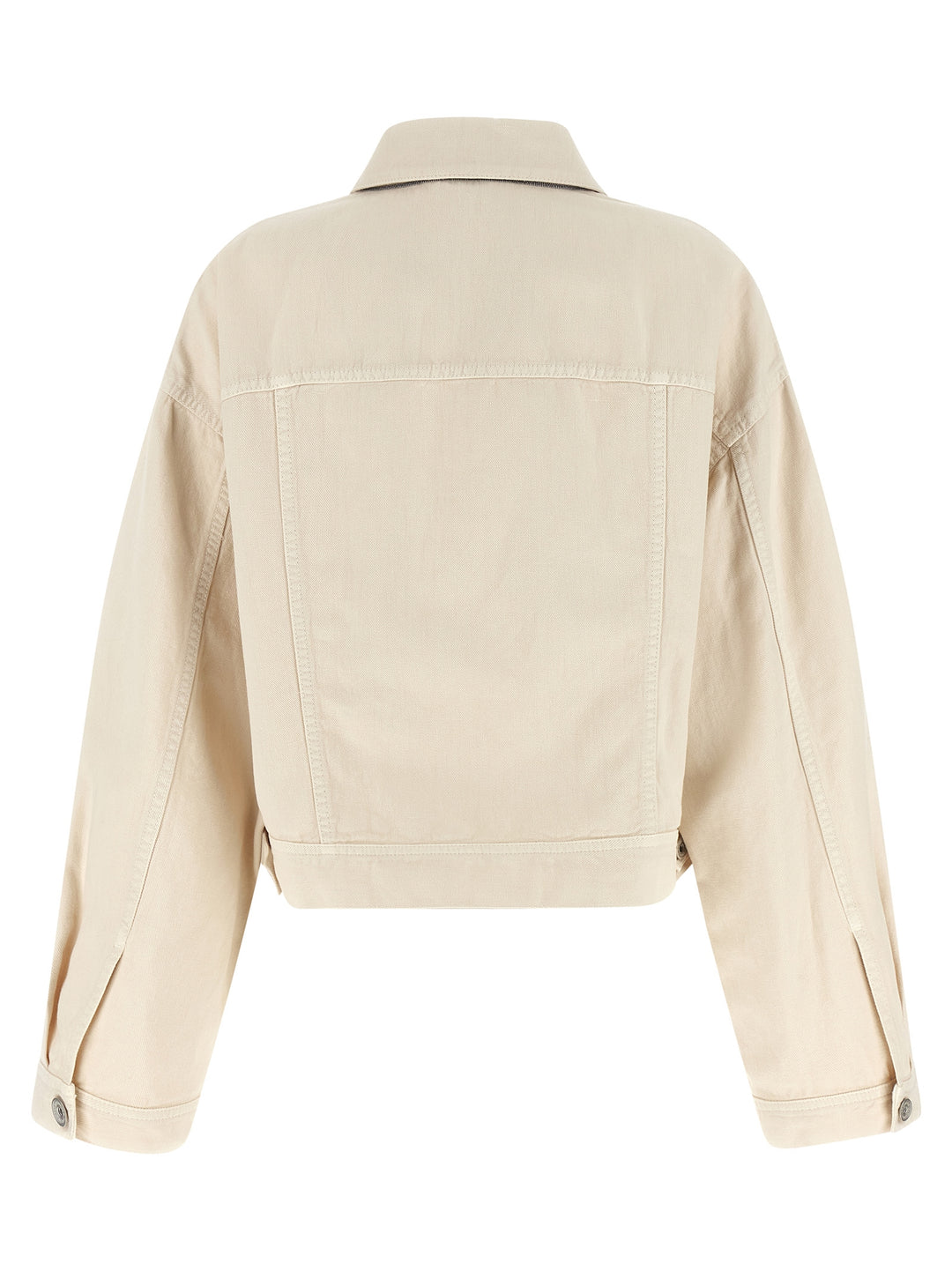 Brunello Cucinelli Linen Cotton Jacket Puffer Jackets - Beige | 0eed97253bef2d4d6ca9e131e472a289e60c69a2