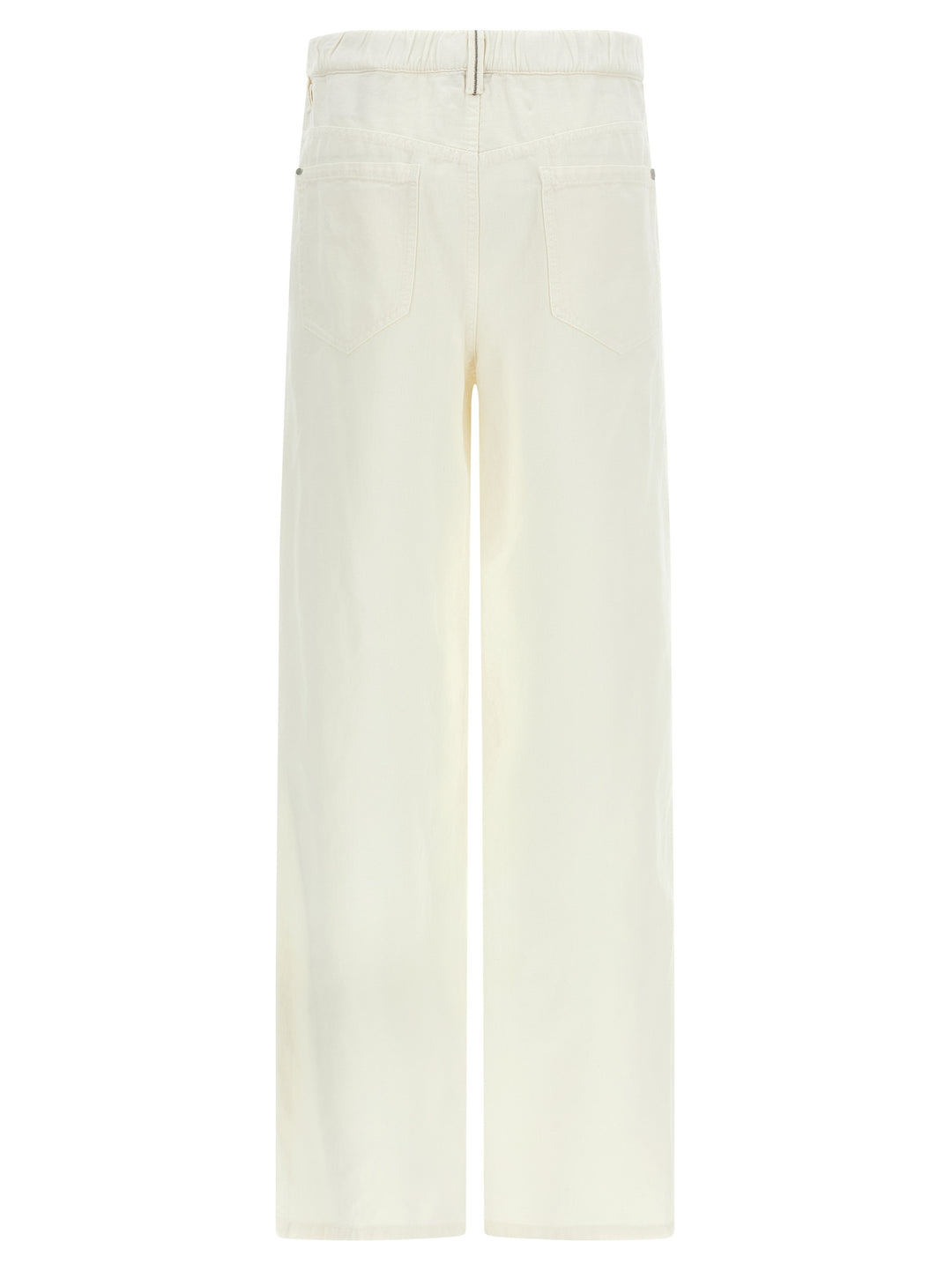Brunello Cucinelli Cotton Trousers Pants - Beige | 70aab0a7a191d5abad8f6445cfdc4f4be1c08c9d