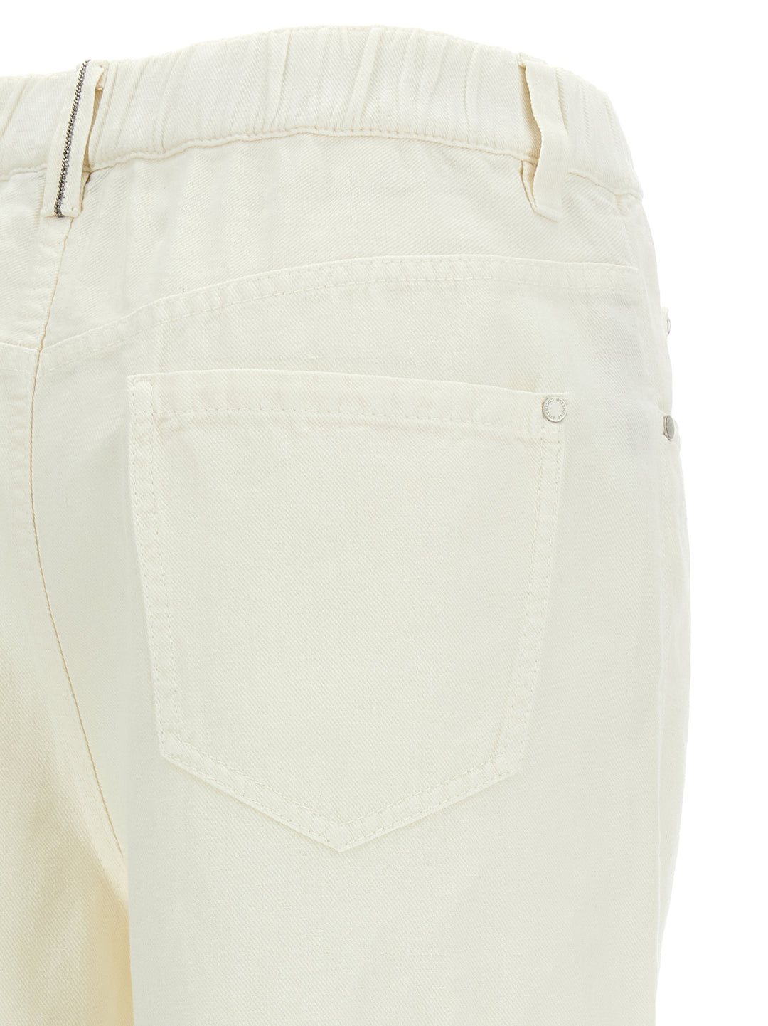 Brunello Cucinelli Cotton Trousers Pants - Beige | 3bc7b5b1328cf8148839596ba3585678bb163e0f