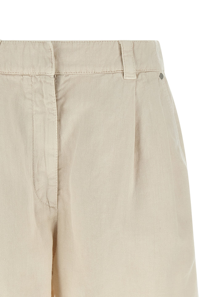 Brunello Cucinelli Baggy Bermuda and Short - Beige | 57805f414590c10c1682c5e720a38e6763948ca8