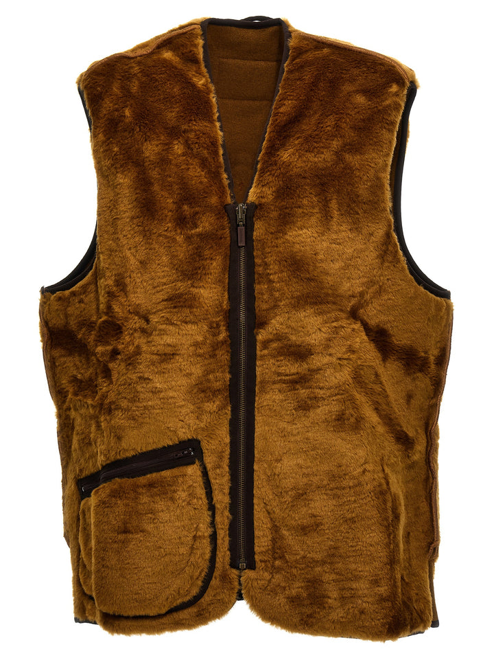 Barbour Reversible Vest Gilet - Brown | 1dc9eadf8b2d07342cb79a378deef6864edaa7db