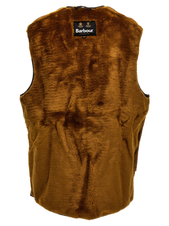 Barbour Reversible Vest Gilet - Brown | cf1351aa6dd048eff1fdcfc7af9a3e6adfafef14