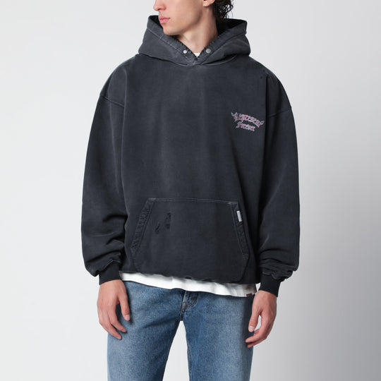 Represent Forevers Hoodie In Washed Black