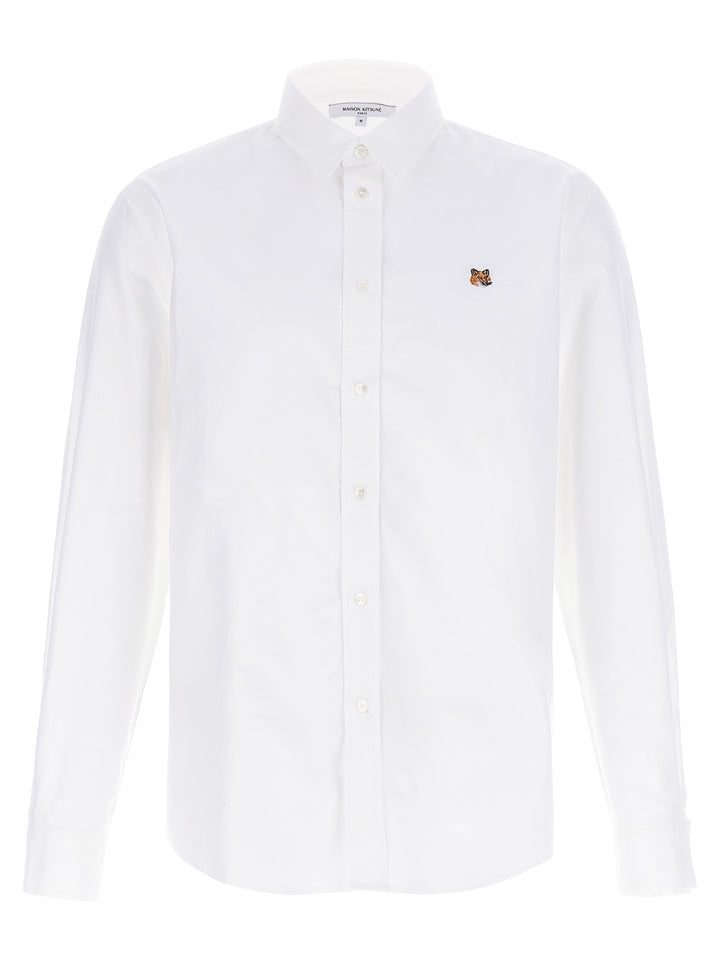 Maison Kitsune Fox Head Shirt and Blouse - White | 87193e8db3005ceec7719dd674e906bc06accb39