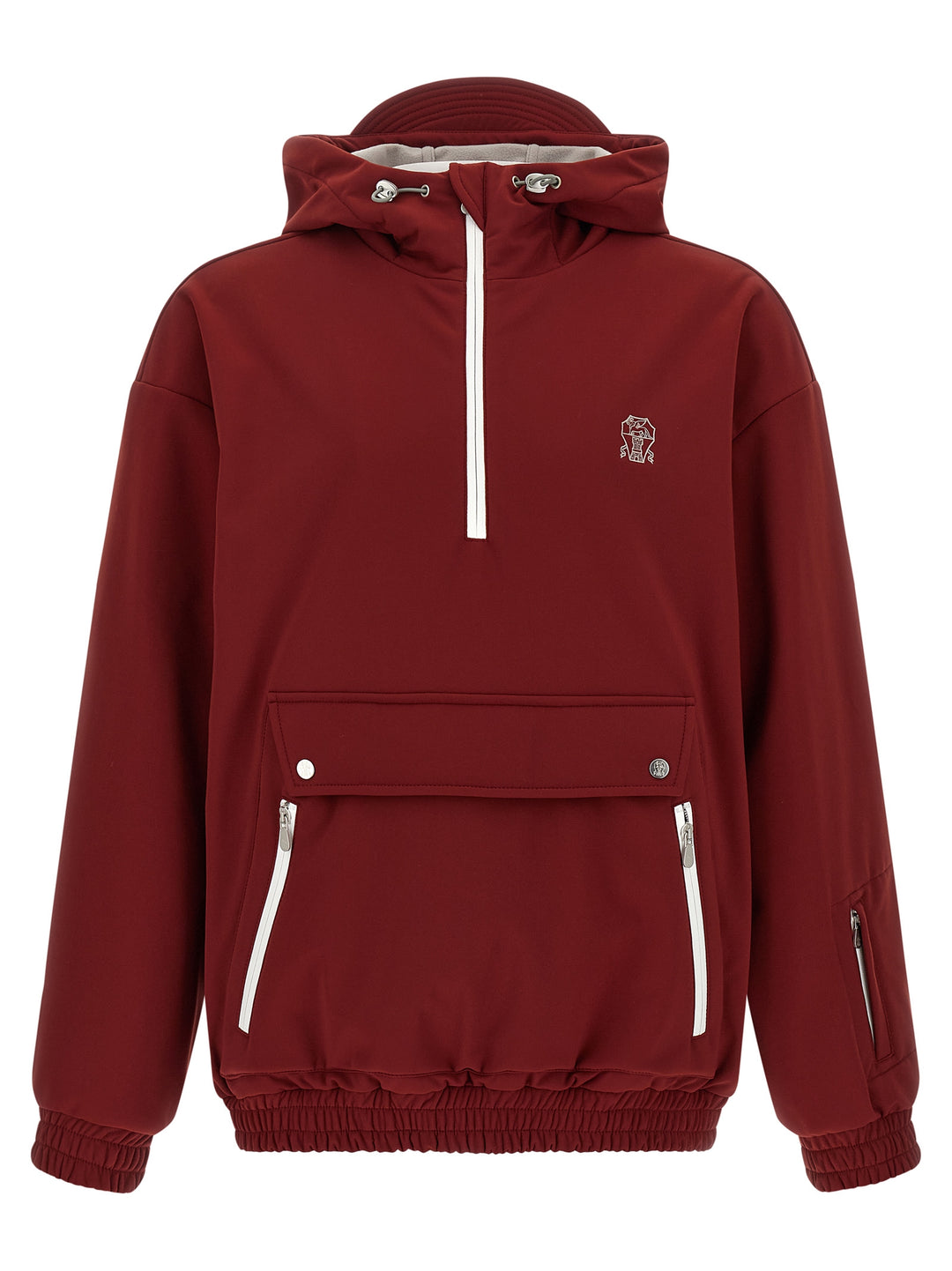 Brunello Cucinelli Sweatshirt Jacket Puffer Jackets - Bordeaux | e476df25e88c3cb1f82c49db5eea5428a10cbea0