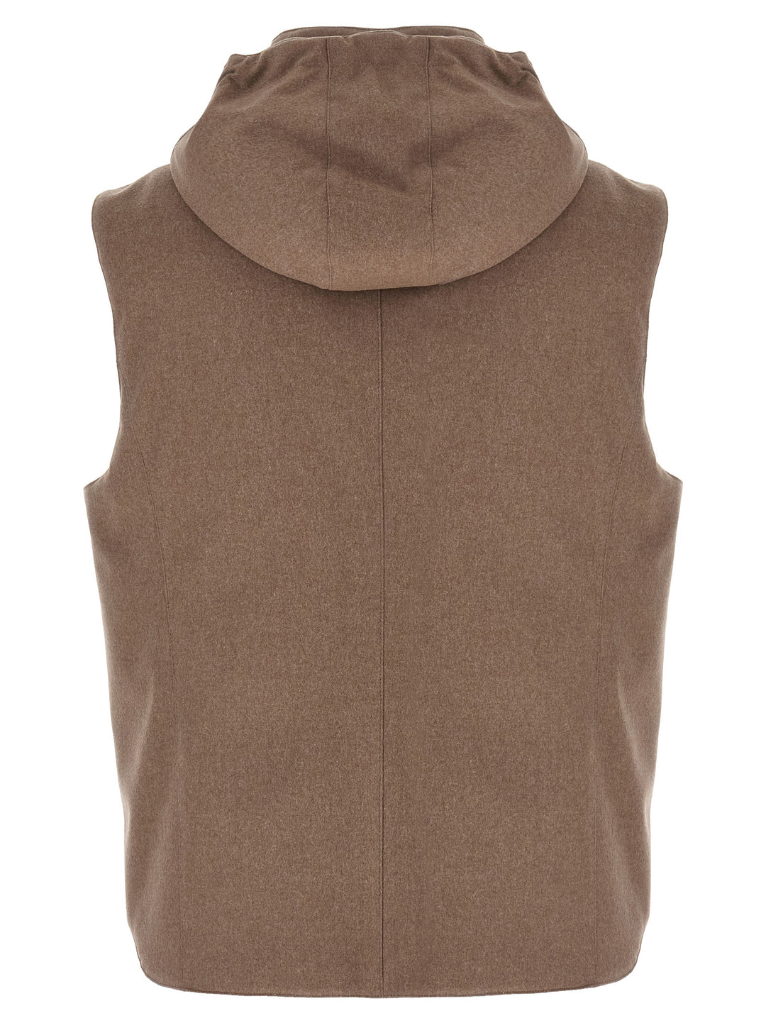 Brunello Cucinelli Padded Wool Vest Gilet - Beige | 219b71e274d5934f1e6efa69ac37b9bbe9093e96