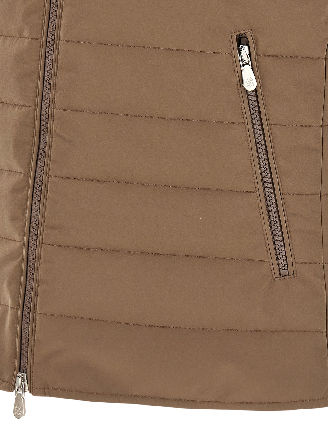 Brunello Cucinelli Quilted Vest Gilet - Beige | da9bba44c01e74ea6f19f7dbeb6ca908595a2f65