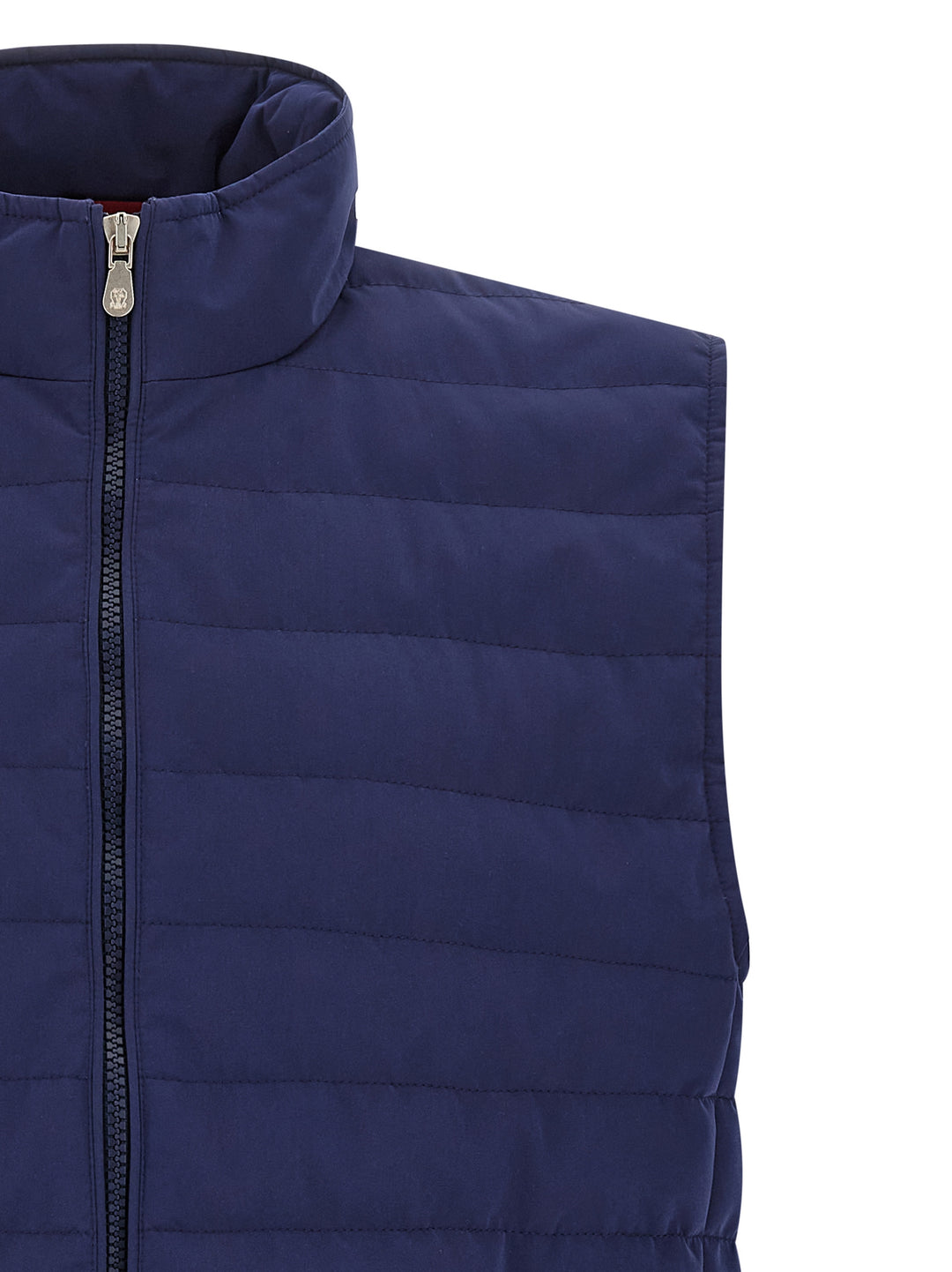 Brunello Cucinelli Quilted Vest Gilet - Blue | d2a90bfd7eb533b6ee7e678ffad1f6004715505e