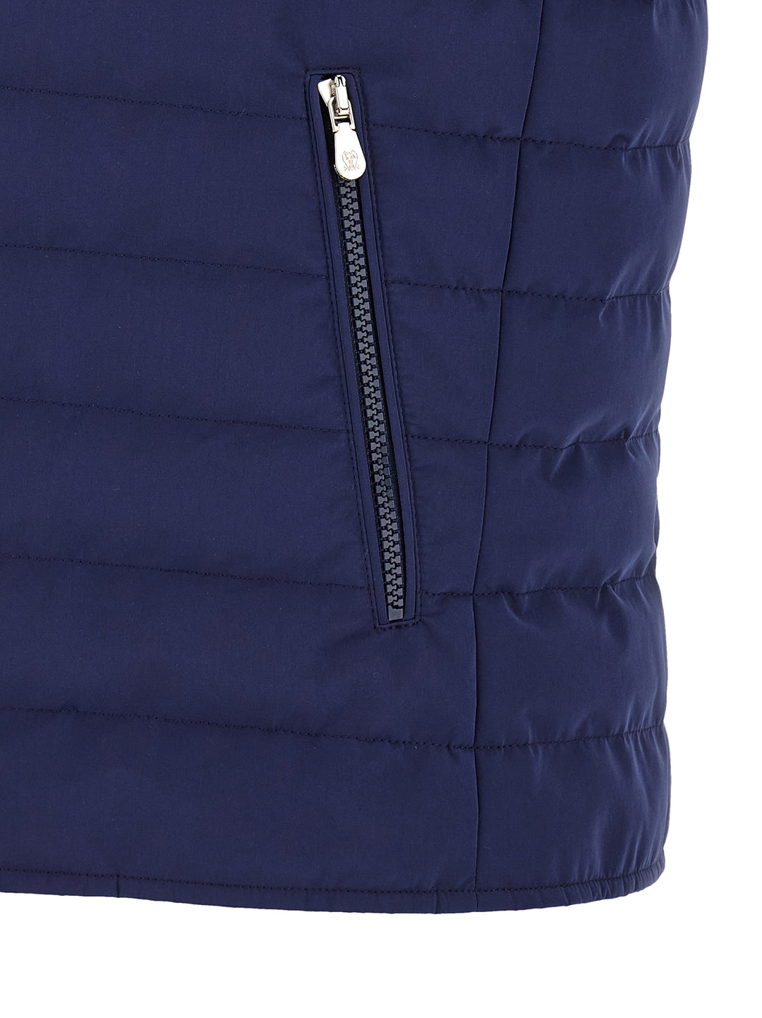 Brunello Cucinelli Quilted Vest Gilet - Blue | a3a706f50448c0748c972dfbd62cf357d12c59e8