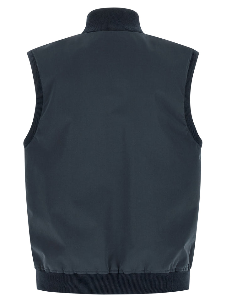 Brunello Cucinelli Thermore® Padded Vest Gilet - Blue | e179e4d6d4bd9f0a7fcc38eaacdb3269f67085fa