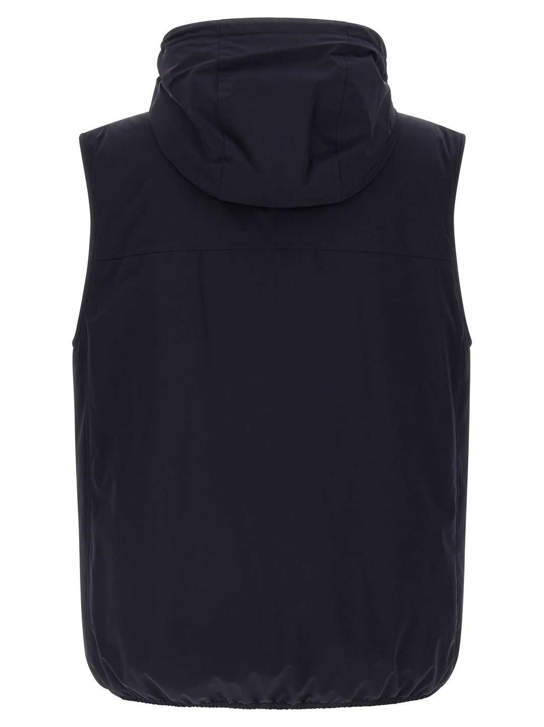 Brunello Cucinelli Hooded Vest Gilet - Blue | 42c3e928e9d6742ffb8e40484372db89d3e3a7f3